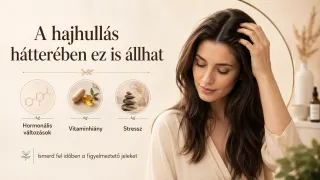  Hajhullás hátterében álló okok: hormonális változások, vitaminhiány, stressz és fejbőr-egyensúly. 